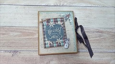 Solitude Accordion Folio Country Craft Creations Design Team Project #2 using scraps