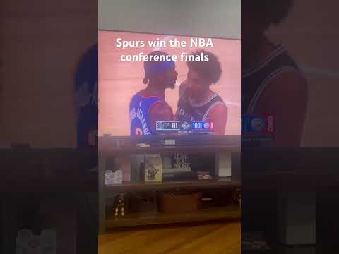 SPURS WIN THE NBA WESTERN CONFERENCE FINALS