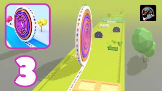 Rolly Paper - Toilet Paper Line | 3D Rolling Game -  Gameplay | All Levels screenshot 1