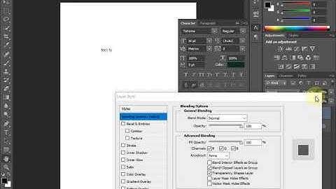How to Change Text Color in Photoshop CS6