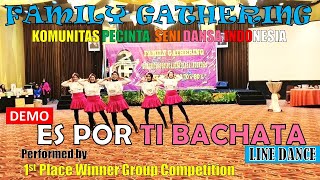Download Lagu #DEMO ES POR TI #BACHATA #linedance | 2HFDCI Dance Team | #familygathering #trending #competition MP3