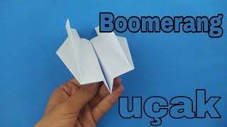 Bir Buçuk Dakikada Boomerang Uçak Yaptım