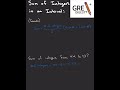GRE Digest - Sum of Integers