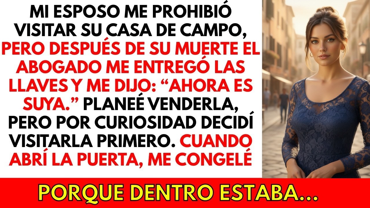 Mi marido murió guardando un secreto, hasta que fui a la casa de campo que me prohibía visitar