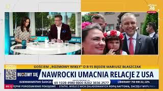 NAWROCKI umacnia relacje z USA | Budzimy się