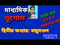 Madhyamik- Geography-Chapter 2- Atmosphere - Important Questions.