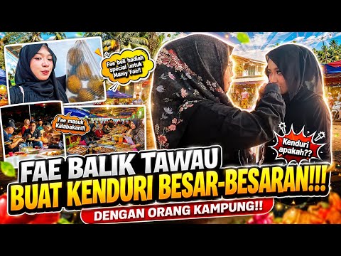 KENDURI KESYUKURAN UNTUK HUSIN. MERIAH RUMAH FAE ‼️ ADA TRAGEDI YANG TAK DIINGINI 