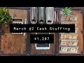 March Cash Stuffing #2 | $1,297 | Combined Income | Cash Envelope System