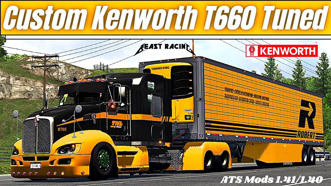 ✅ American Truck Simulator | Tuned Kenworth T660 Vanguard Trailer  [ATS 1.41/1.40 ] 4k