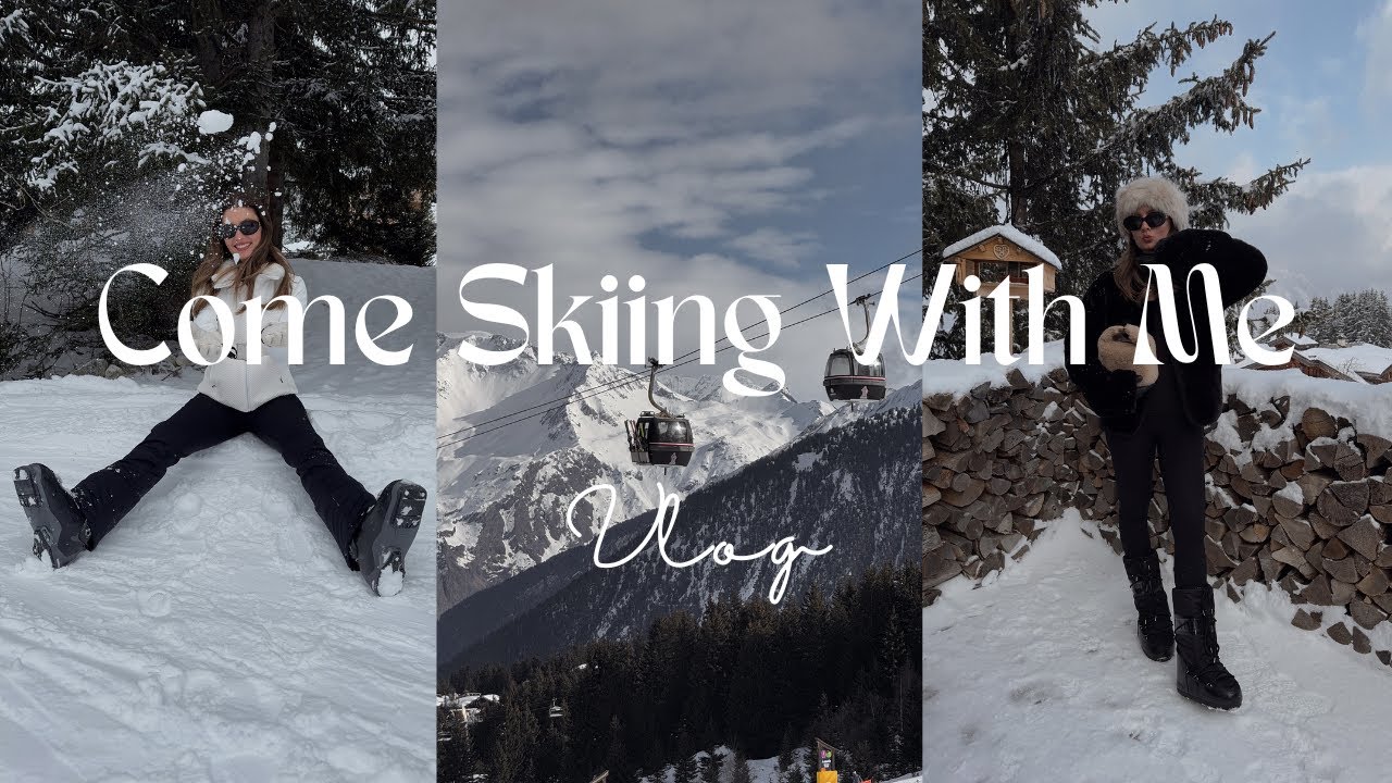 SKI VLOG | COME WITH ME TO COURCHEVEL | Amy Beth