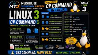 Linux cp Command Explained | Files & Directories | Linux 3