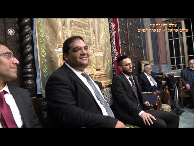 רבי חנניה וקדיש החזן מנחם נאבת בבהכנ''ס עדס מוצ''ש שופטים תשפ''א צבא