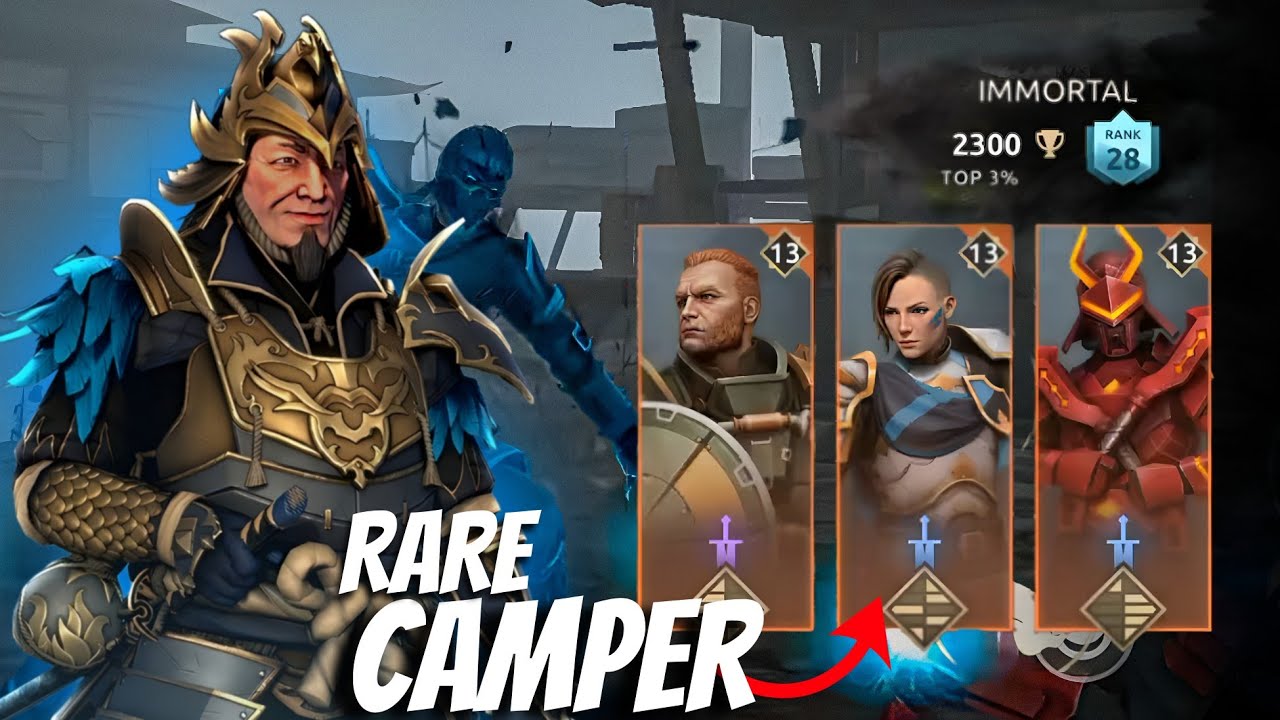 Found RARE Camper Who Plays AGGRESSIVE! 😶 | Shadow Fight 4 Arena