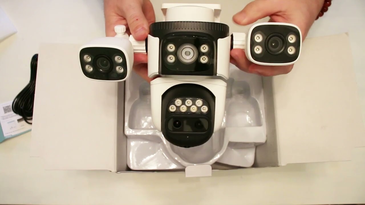 LS VISION 20MP Outdoor Camera 10X Zoom - Surveillance Cam 720° PTZ Auto Tracking - from AliExpress