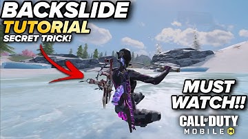 Secret Backslide Trick in CoD Mobile BR (Win More Fights!)| Easiest Tutorial |Call Of Duty Mobile BR