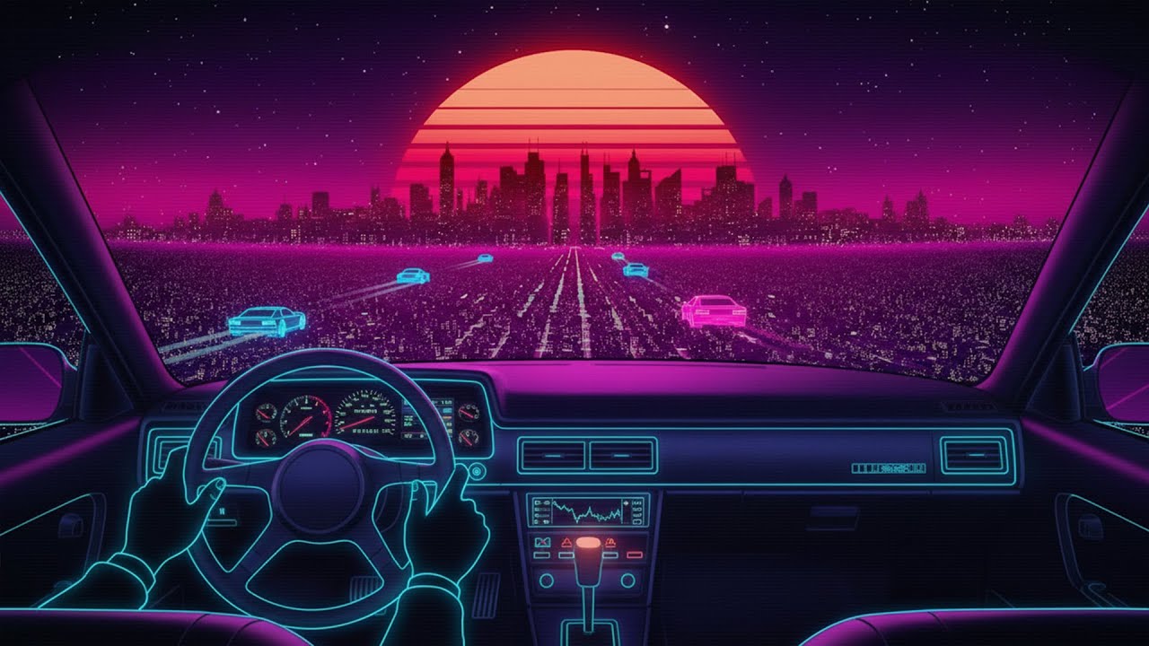 Electric Dreams | Late Night Synthwave Study Mix