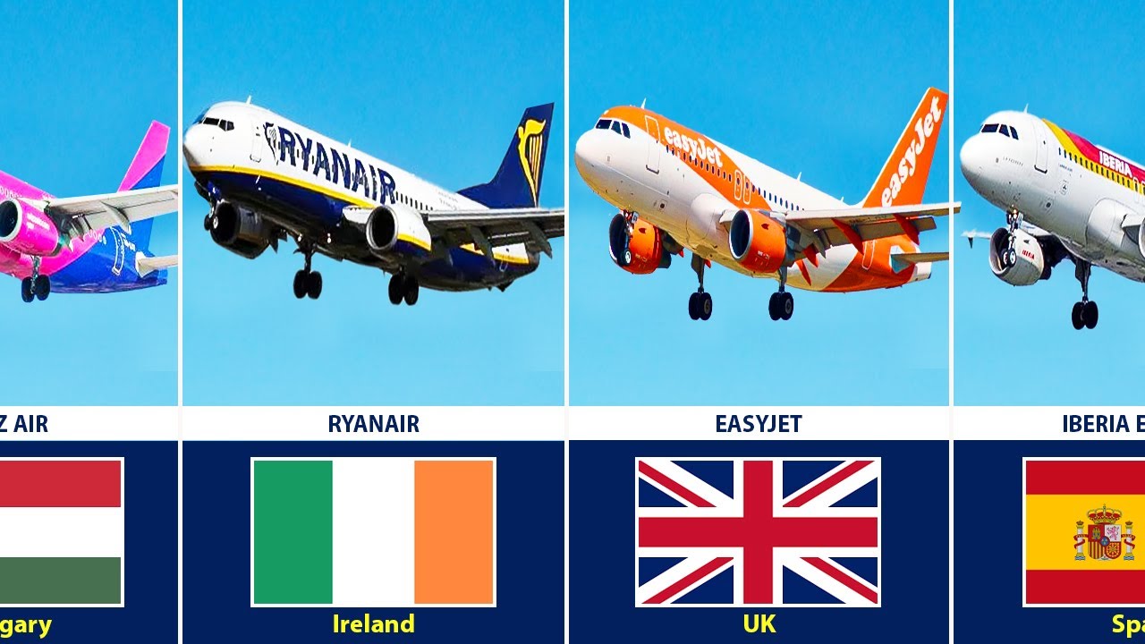 Список бюджетных авиакомпаний в Европе