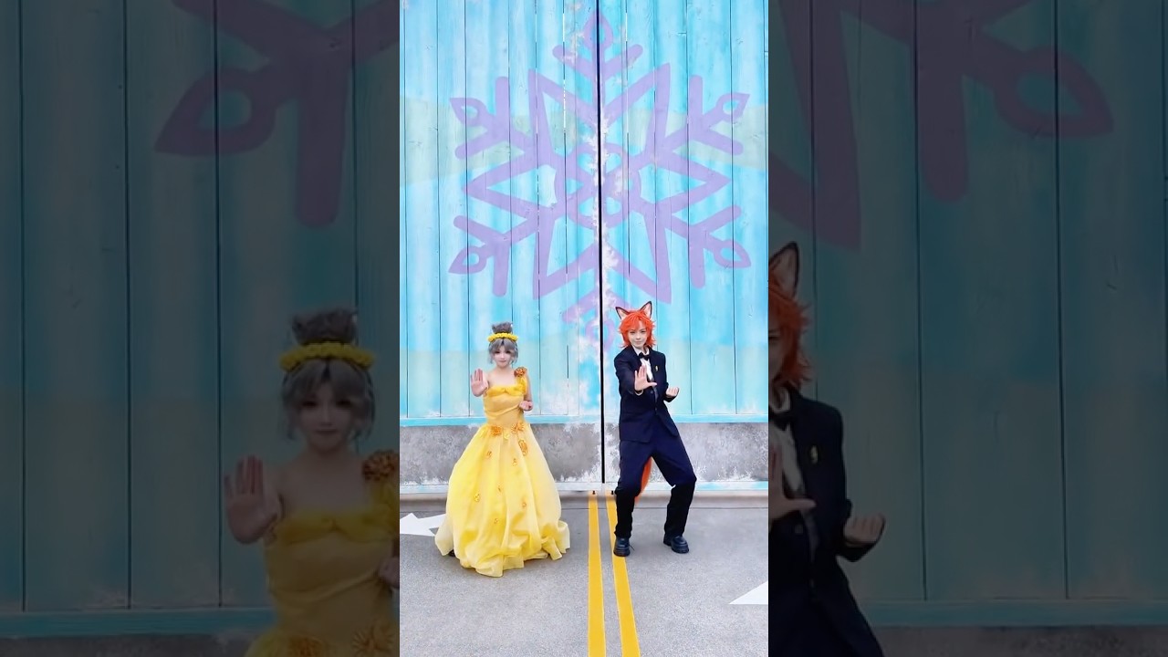 Judy & Nick #anime #game #fyp #zootopia #nick #judy #cos #cosplay #cosplayer #girl