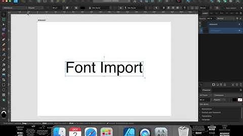 Font import in Affinity Designer for Mac