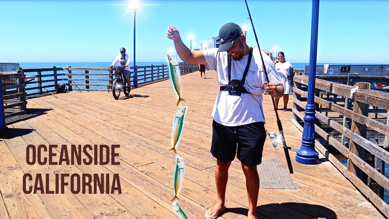 Oceanside CA PIER FISHING - These Lures Catch A LOT of FISH