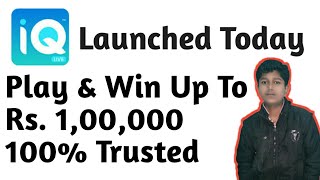 IQ Live App play atnd earn upto Rs. 1,00,000  daily Just in some minute screenshot 1