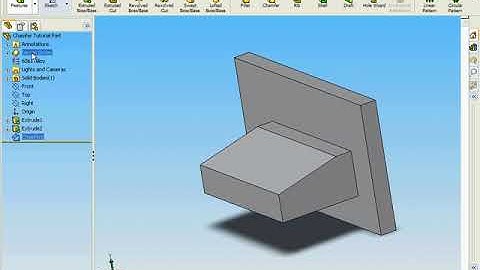SOLIDWORK full tutorial for beginner 16 Chamfer Distance and Distance JP2