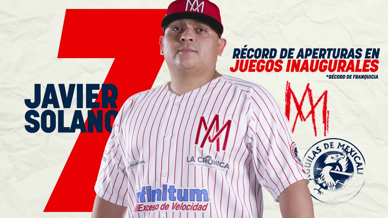 Javier Solano salta hoy a la loma por 7ma ocasión en juegos inaugurales.  #VolandoJuntos