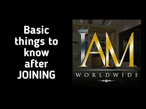 Basic things to know after joining IAM WORLDWIDE business