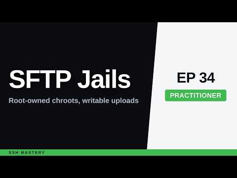 sftp chroot setup: SFTP-Only Users Done Correctly