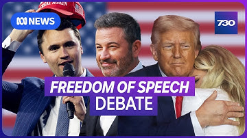 America’s freedom of speech debate after death of Charlie Kirk | 7.30