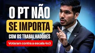 DEP. ANDRÉ FERNANDES DESMASCARA PETISTAS DURANTE A VOTAÇÃO DO FIM DA ESCALA 6X1