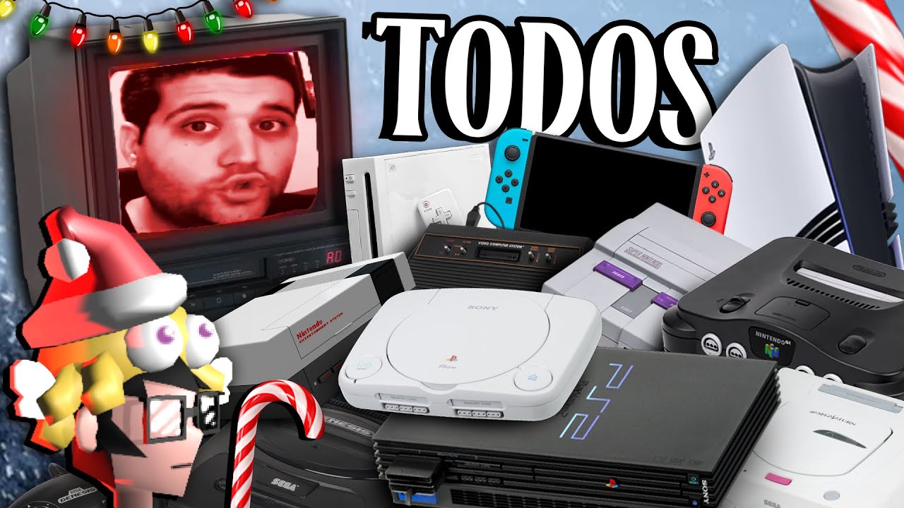 joguei os jogos de natal de TODOS os consoles