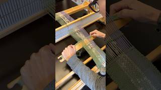 This bumpy yarn almost ruined my weave #weaving #problem-solving #craftlife