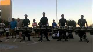 Blue Devils drumline 2012 @ Denton - Legatos