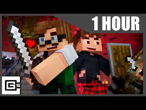 CG5 JVKE This Is What Heartbreak Feels Like REMIX Minecraft Music Video 1 Hour Version 