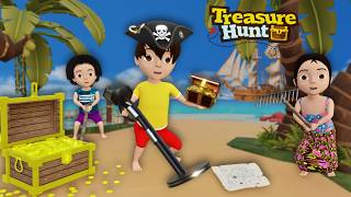KADDU PINKI 128 | A Treasure Hunt | desi comedy video | cs bisht vines | joke of | Bittu Sittu Toons