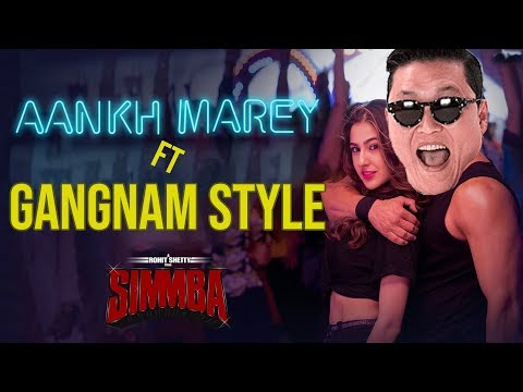 simmba-|-ranveer-aankh-marey-ft.-gangnam-style-mashup