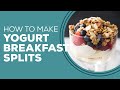 Blast from the Past: Yogurt Breakfast Splits Recipe | Berry Parfait Ideas