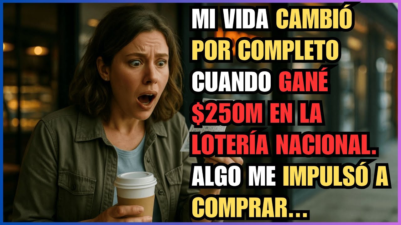 Mi VIDA cambió por COMPLETO cuando GANÉ $250M en la LOTERÍA nacional. Algo me IMPULSÓ a COMPRAR...