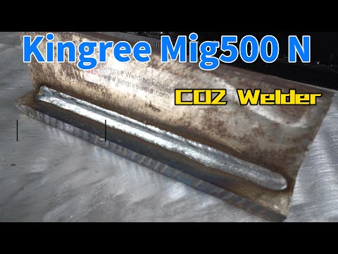 MIG-500 NBC CO2 MIG Welder | Industrial Welding Demo proof still