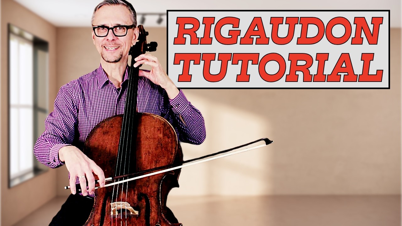 Rigadoon Suzuki Cello Book 1| Step by Step Tutorial