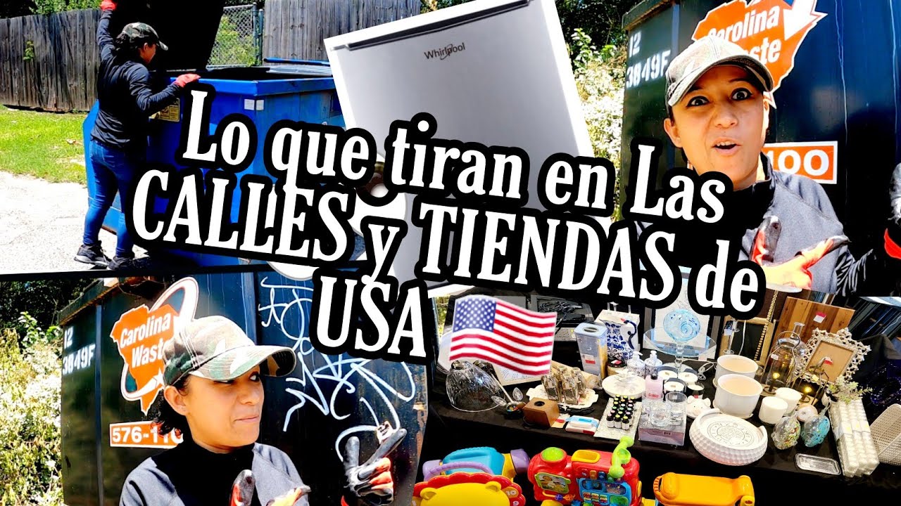 Lo Que TIRAN en Las CALLES  Y TIENDAS de USA 🇺🇸🤯 《Chulada de COSAS 》 REFRIGERADOR Whirlpool 🚦Work 🤯