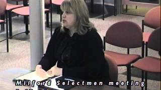 Milford Board of Selectmen meeting March 17, 2014