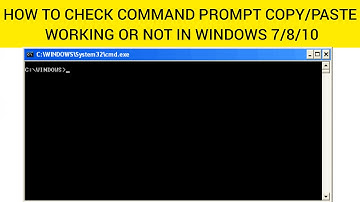How To Solve Command Prompt(CMD) Right Click, Copy & Paste Not Working Problem|| Rsha26 Solutions
