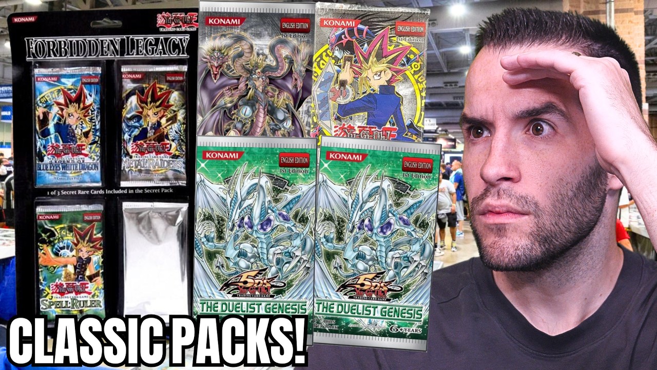 Thumbnail for Opening VINTAGE Yugioh Packs At Collect-A-Con Charlotte (AND MUCH MORE)