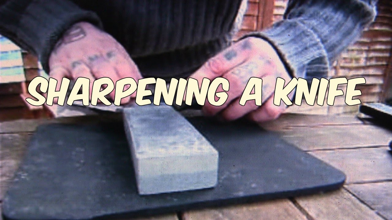 sharpening a knife YouTube