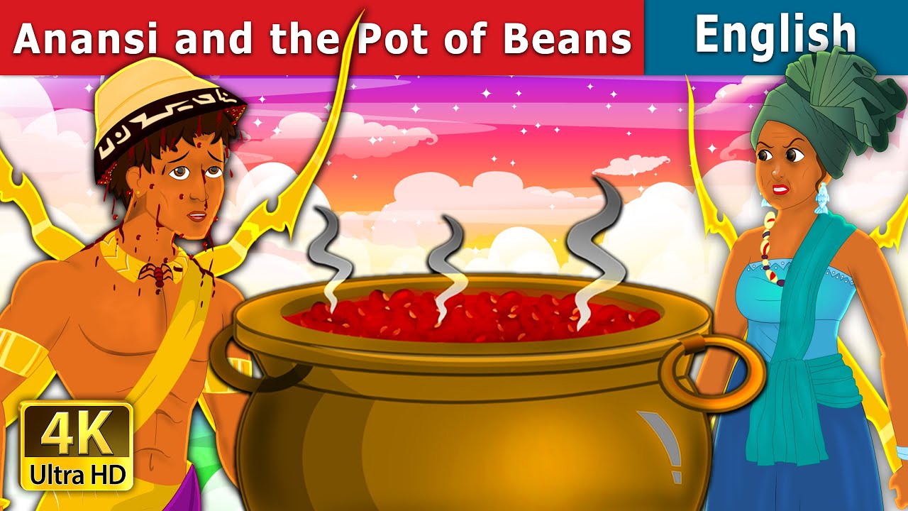 Ананси и горшок с фасолью | @EnglishFairyTales