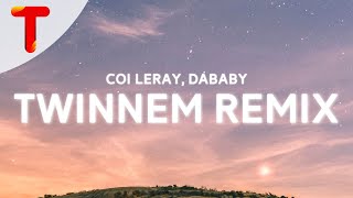 Coi Leray, DaBaby - TWINNEM REMIX (Clean - Lyrics) "Go best friend, we killin em" chords