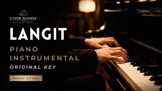 Langit – Dro Perez | Piano Instrumental with Lyrics 