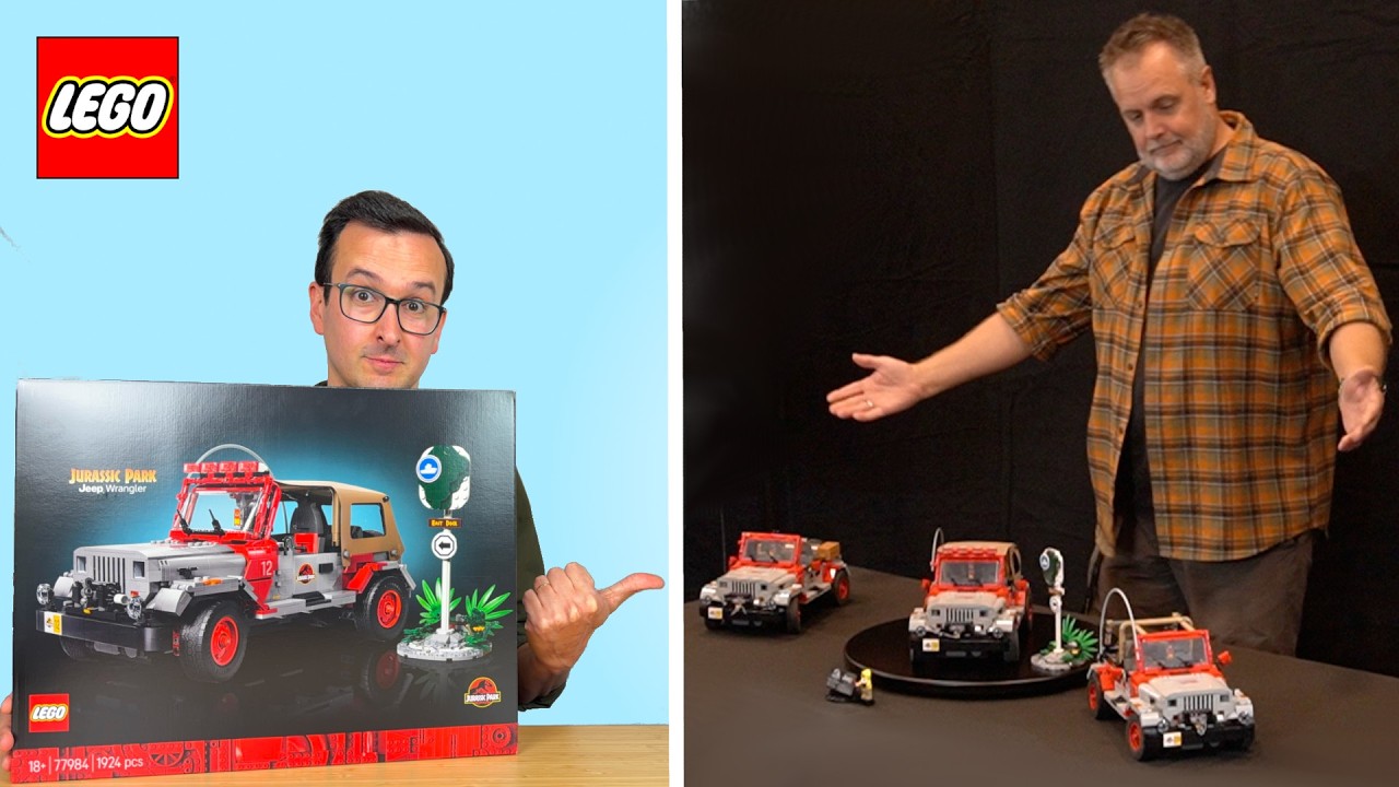 LEGO Jurassic Park Jeep Wrangler (DESIGNER INTERVIEW)